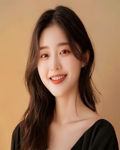 三上悠亚个人形象照，日本偶像艺人，清新自然风格，展现亲切笑容与优雅气质，背景为柔和暖色调